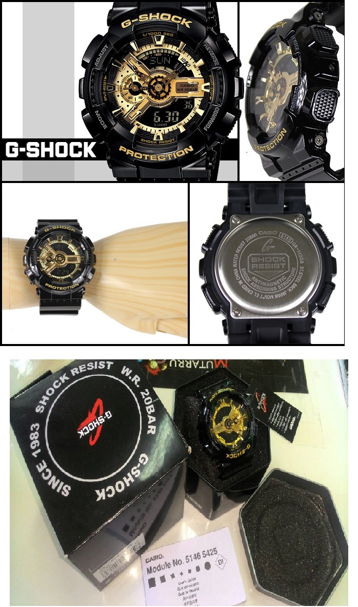 Casio G-SHOCK GA-110GB-1ADR แท้  ซื้อมา 6800 ขาย 3300 ไช้ไป 2 อา