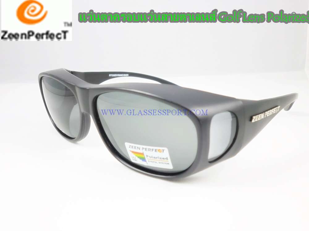 แว่นกันแดด สวมทับแว่นสายตาได้ เลนส์ polarized ใช้ง่ายสะดวก ครับ