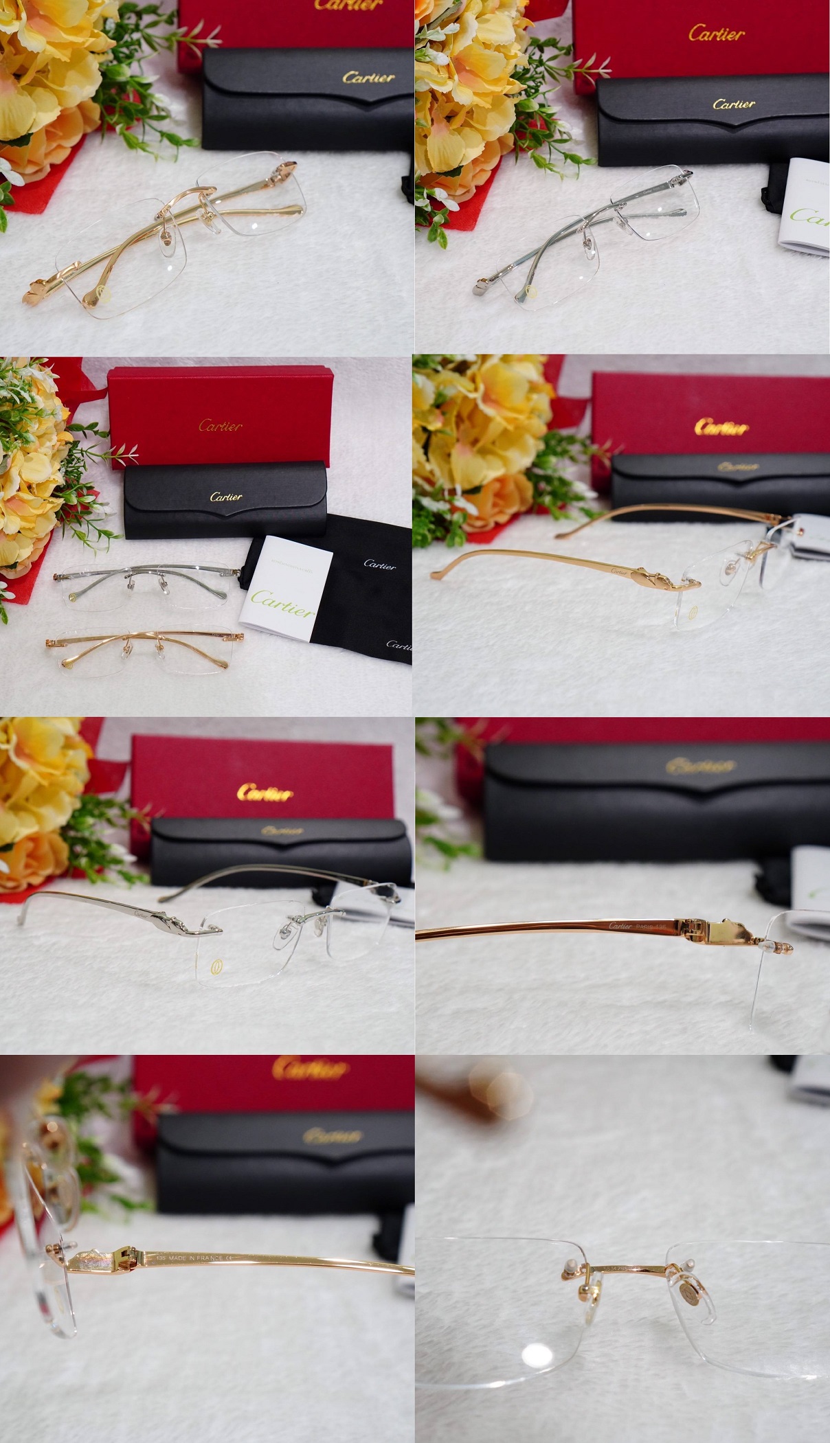 กรอบแว่นตา Cartier Thaitamium สวยหรู