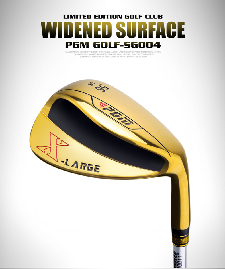 WEDGE PGM SG004 WIDENED SURFACE ใบพรีเมี่ยมสีทองหรูหรา ปลอกคอเพช