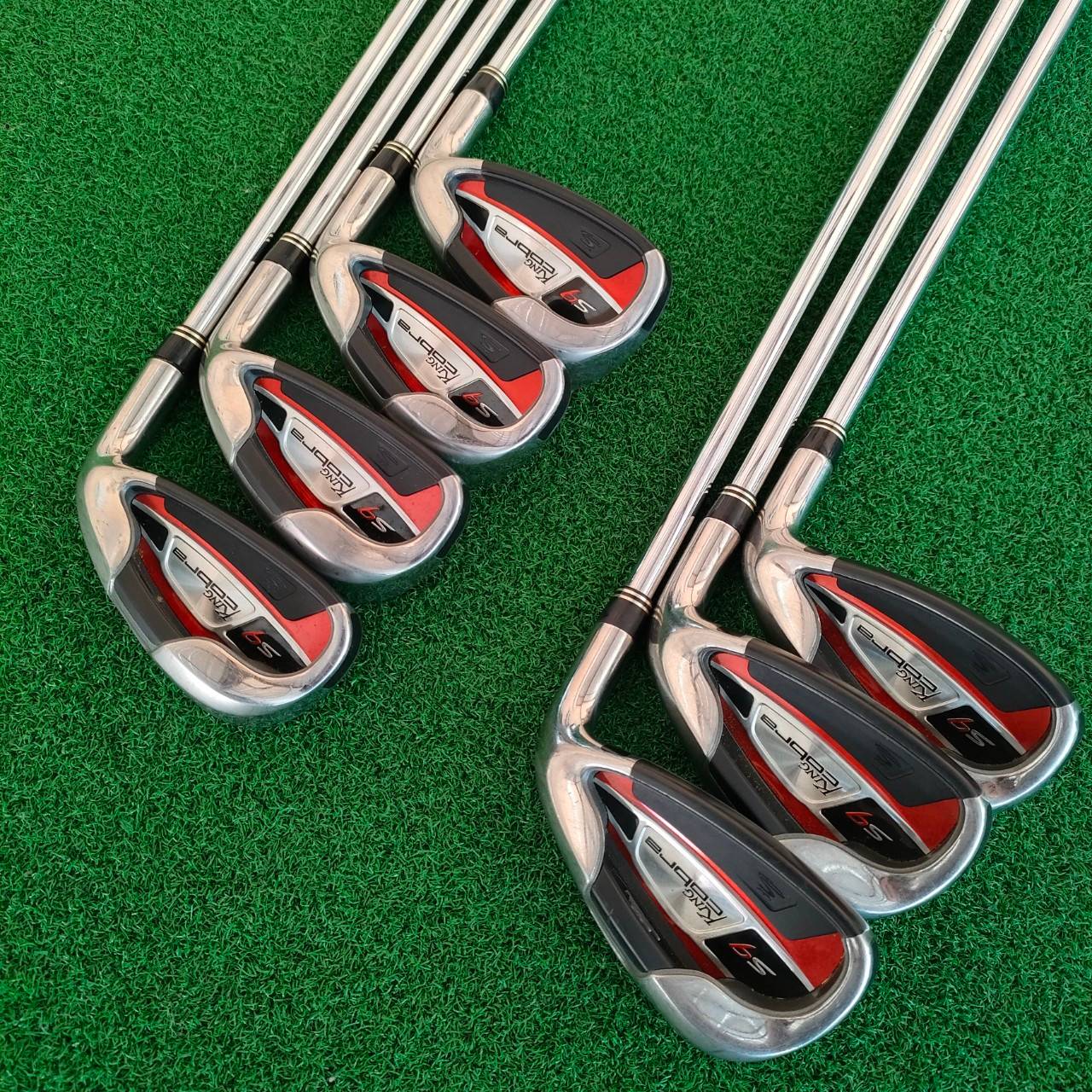 ชุดเหล็ก KING COBRA S9 มีเหล็ก 5-9 เเละ PW GW ก้าน N.S.PRO FLEX