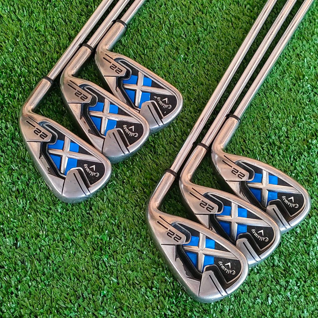 ชุดเหล็ก CALLAWAY X 22 มีเหล็ก 5-9 เเละ PW ก้าน NS PRO 95 FLEX R