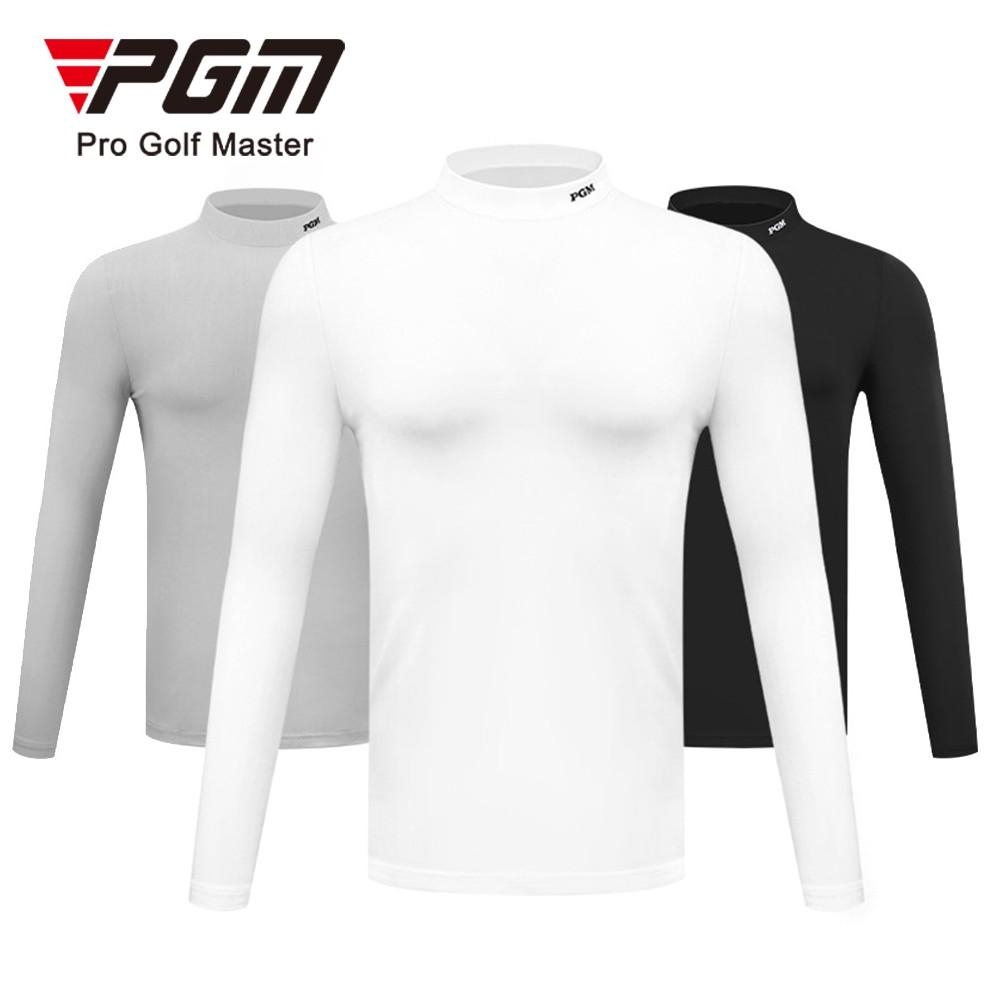 เสื้อกอล์ฟผู้ชายแขนยาวคอเต่า PGM YF388 NanoTecnology