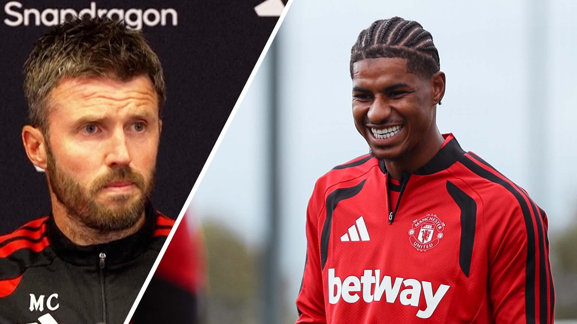Carrick ชี้ Rashford กำลังสนุกกับฟุตบอลในสีเสื้อ Man United
