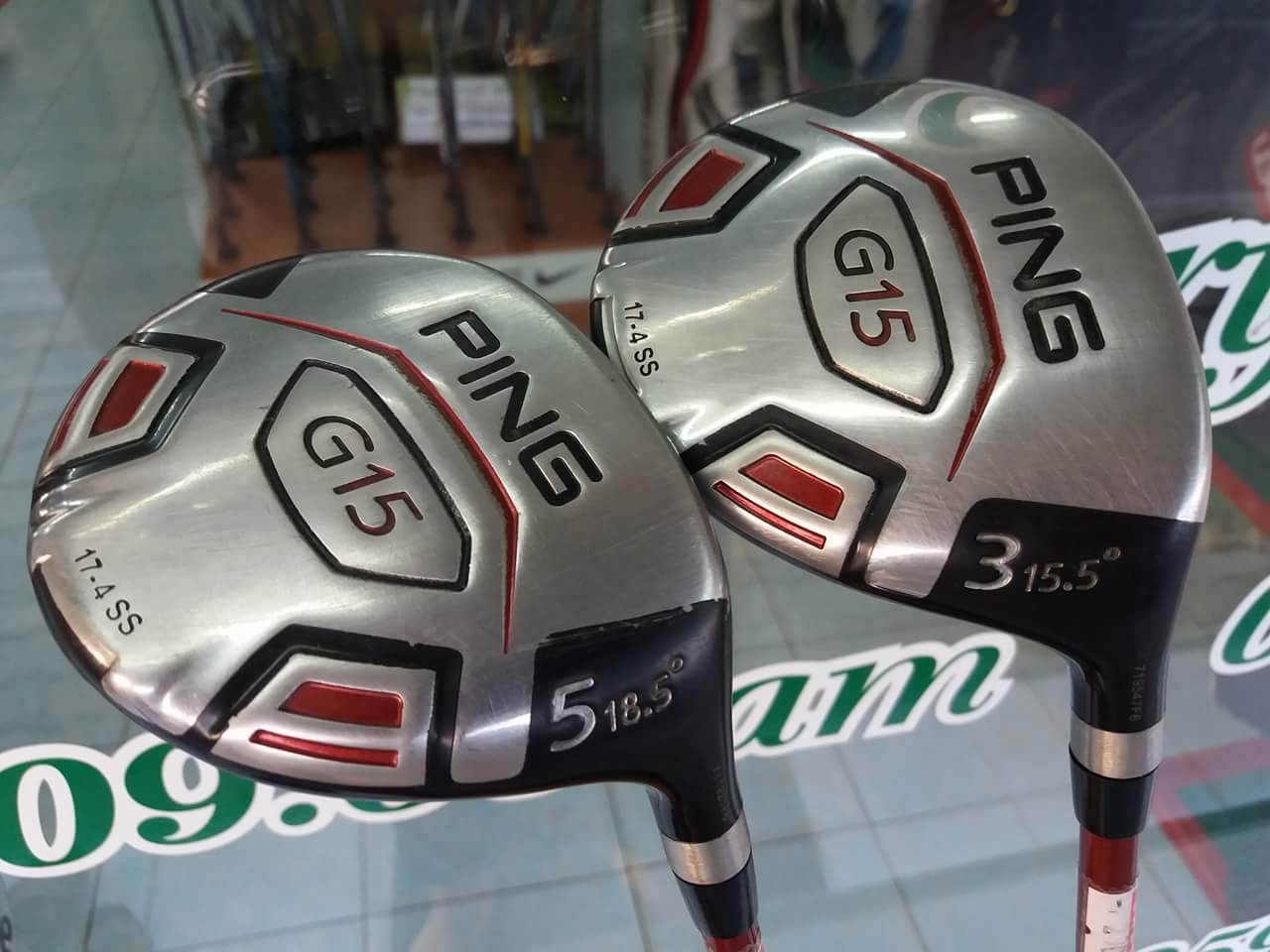 Fairway3 และ 5 PING G15 Flex R #มือสอง เดิมๆ ขายอันละ 2,400 