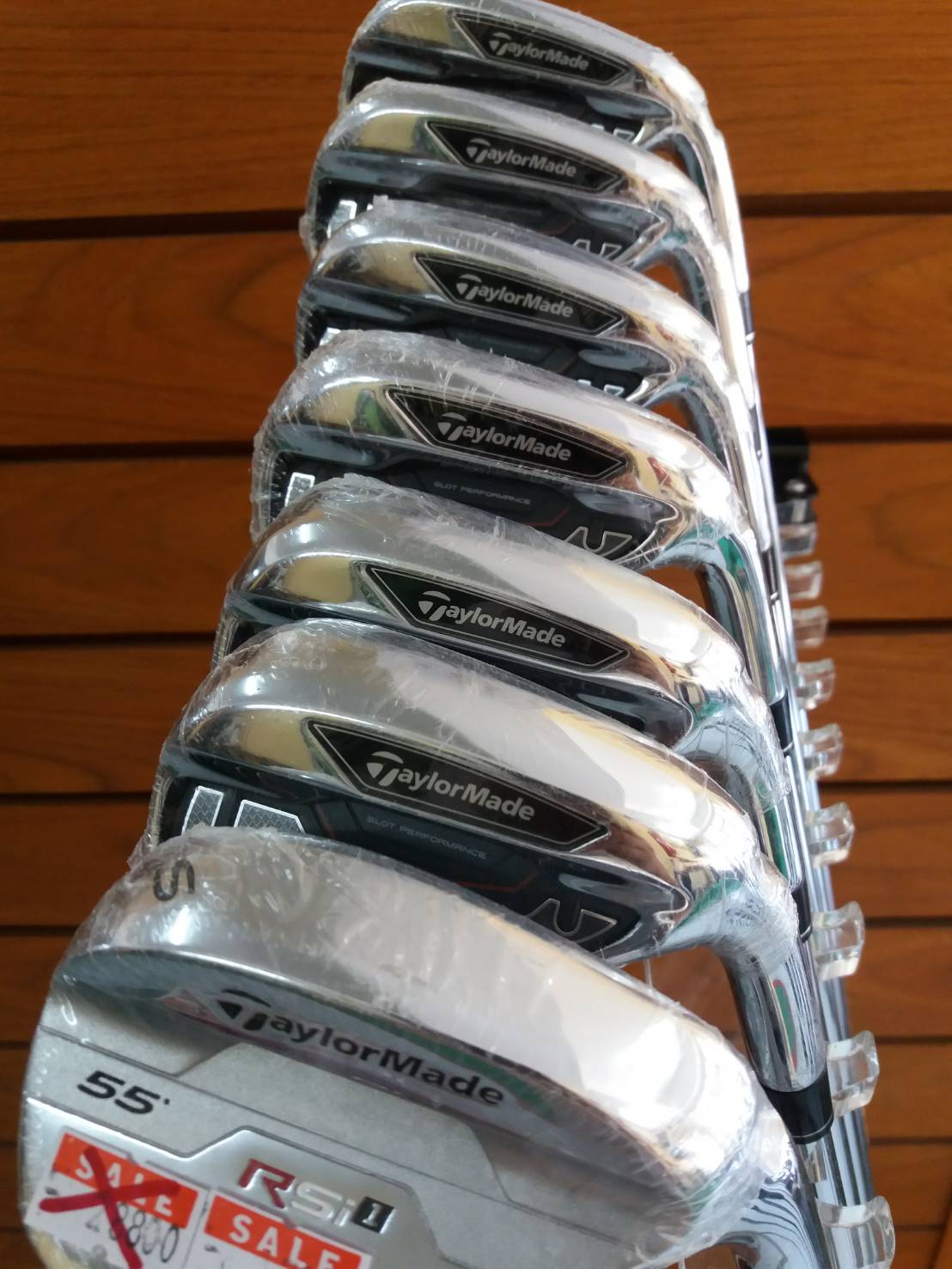 ชุดเหล็ก TaylorMade Rsi 1 ก้าน kbs Flex R ของใหม่ 15,700