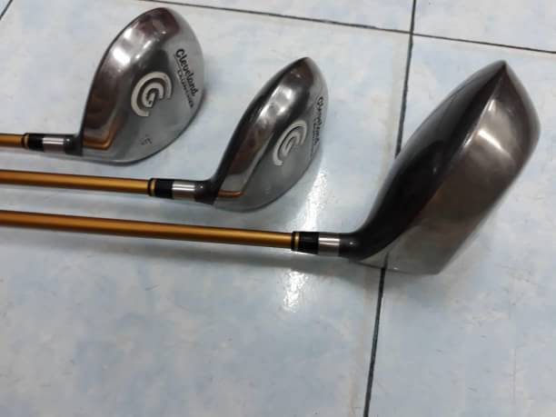 Driver +Fairway#3,5 Cleveland TA7 ก้านกราไฟต์ Flex S มือสอง ขายเ