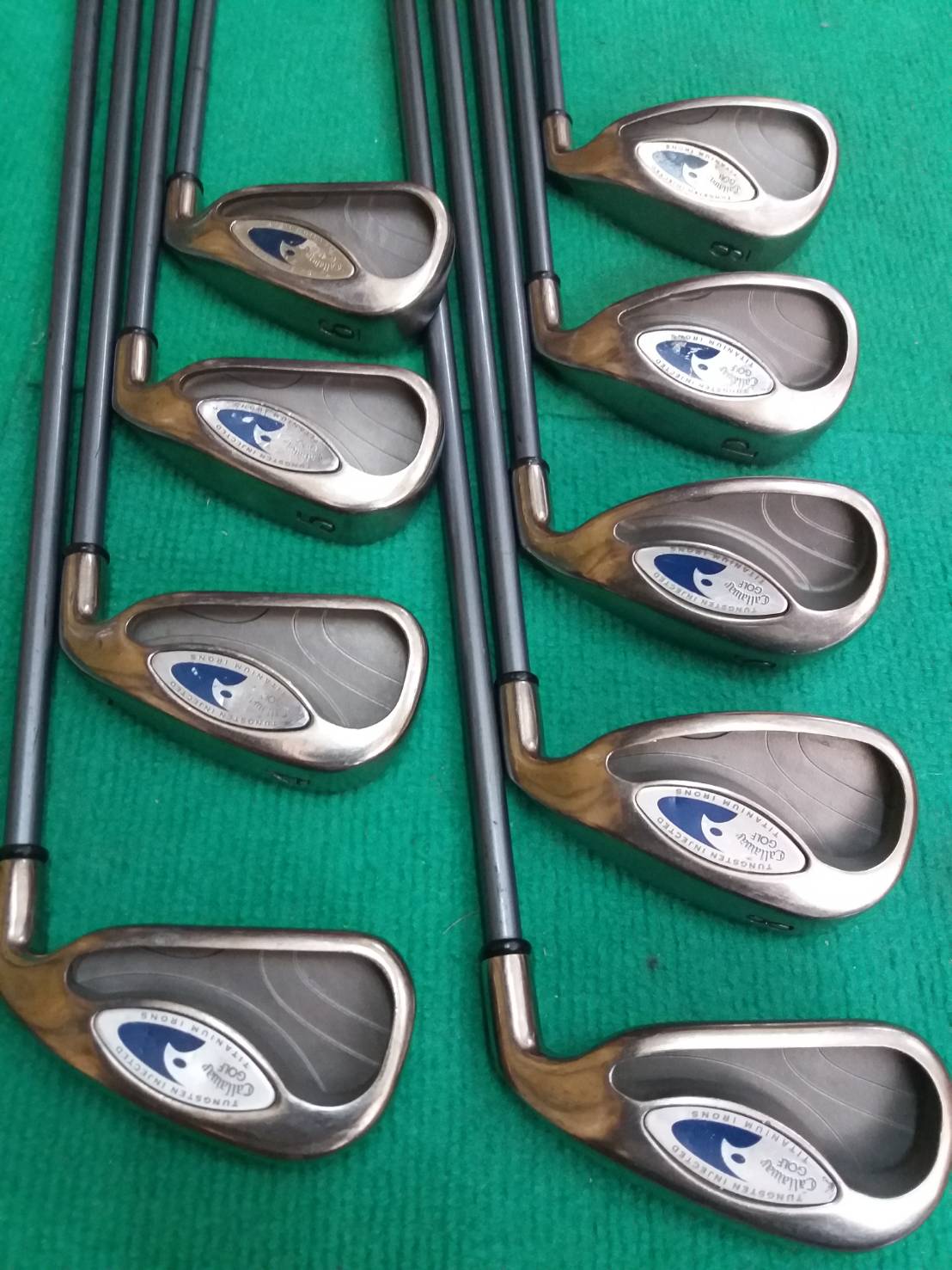 ชุดเหล็ก Callaway Hawk Eye ก้านกราไฟต์ Flex R  #มือสอง 3,700