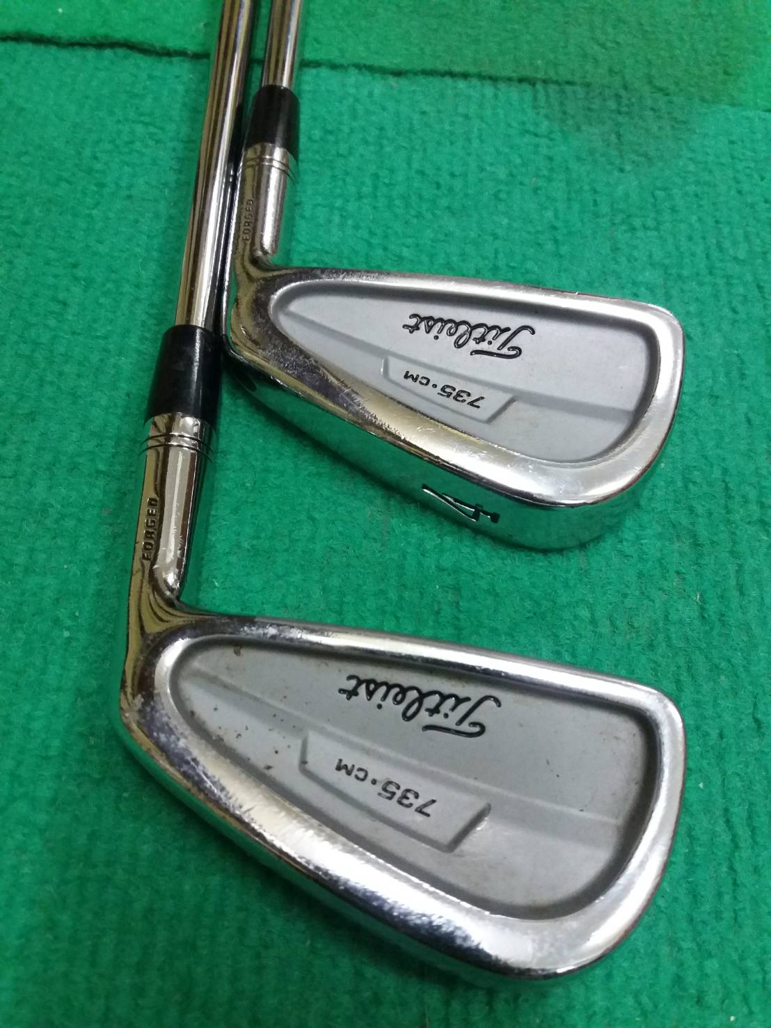 เหล็ก#3 และ 4 Titleist  735 FORGED  Dynamic gold Flex S300 # มือ