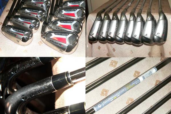 ขายถูกชุดเหล็ก TaylorMade Burner Superlaunch 4-9,AW,PW ก้าน TM B