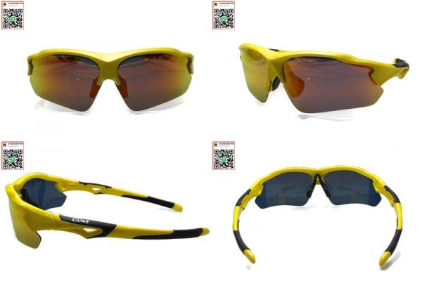 แว่นกันแดด ทรง sport polarized ตัดแสงสะท้อนรอบทิศทาง และเพิ่มควา