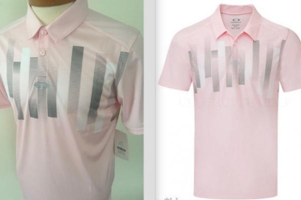 เสื้อ OAKLEY HEATH PINK DUST POLO SIZE SMALL นำเข้าจากอเมริกา