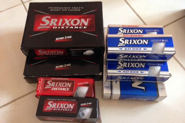 ขายลูกกอล์ฟ srixon distance / AD333 ของใหม่ ทุกลุกบรรุจุอยู่ในกล