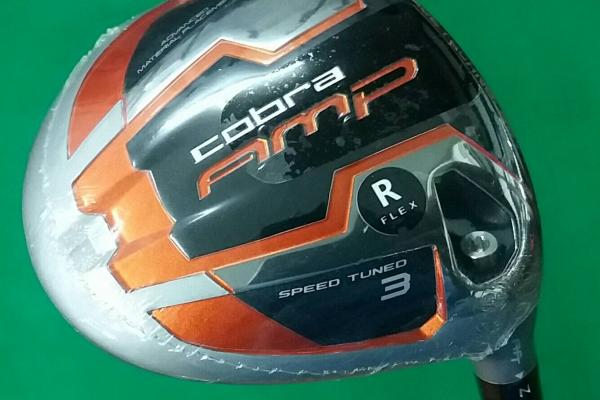 Fairway#3 Cobra AMP Flex R พร้อม cover ของใหม่ ในพลาสติก เพียง 3