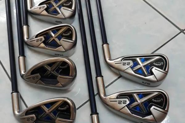 ชุดเหล็ก Callaway X22 เหล็ก 5-PW,SW  ก้านกราไฟต์ Flex SR  มือสอง