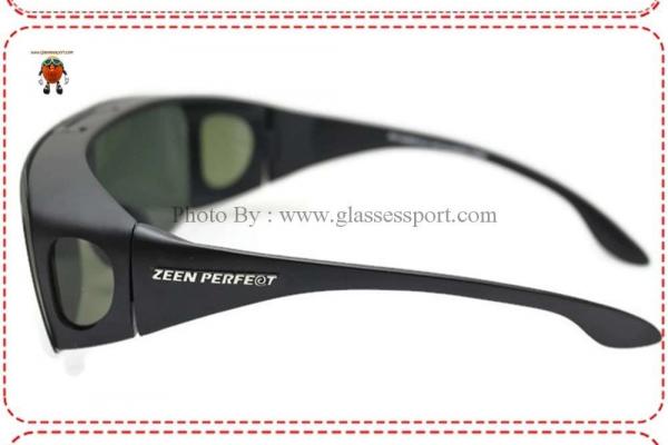 แว่นตาครอบสวมทับแว่นสายตา แบบ เปิด - ปิดได้ เลนส์ polarized golf