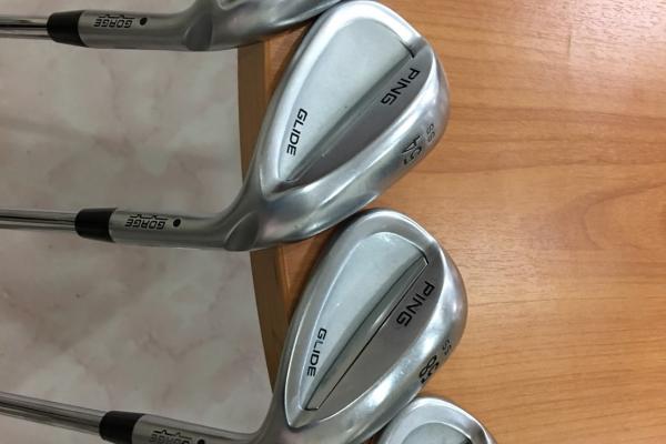 ขาย wedge ping GLIDE จุดดำ มือสอง 4 ชิ้น สภาพดี 50 54 58 60 ก้าน