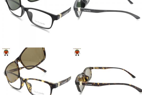 กรอบแว่นตา Guy Laroche 2in1 มาพร้อม clip on polarized  ลด 50เปอร