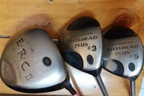 Woods 1 3 5 Callaway Flex R ล้วน #มือสอง ไม่มี cover ขายเหมา 3 อ