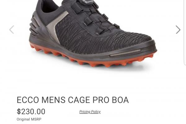ขายรองเท้า Ecco cage BOA SIZE 42