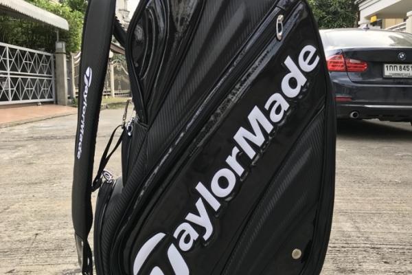 TAYLORMADE GOLFBAG ลายดำคาร์บอน ไม่เหมือนใคร สวยสุดๆ